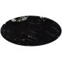Eettafel Marble Zwart 180 cm Ovaal