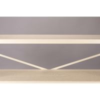 Dutchbone Iron wandkast laag - beige