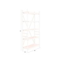 Dutchbone Iron wandkast hoog - beige