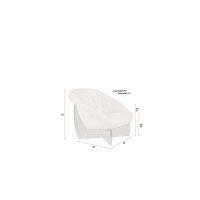 Dutchbone Emilius fauteuil - beige