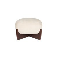 Dutchbone Emilius poef - beige