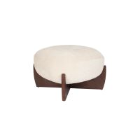 Dutchbone Emilius poef - beige