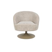 Puur Rolland draaifauteuil - beige/bruin