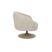 Puur Rolland draaifauteuil - beige/bruin