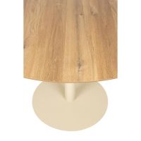 Puur Kyle eettafel ø110 cm - naturel/beige