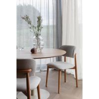 Puur Kyle eettafel ø110 cm - naturel/beige