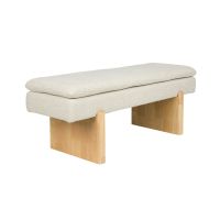 Preston bench - beige/hout