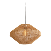 Light & Living Mallow hanglamp Ø60x37 cm - jute naturel