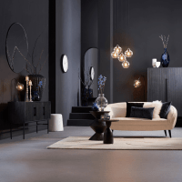 Light & Living Feres spiegel 70x5x180 cm - mat zwart