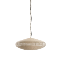 Bahoto hanglamp Ø51x20 cm - mat crème - OUTLET B