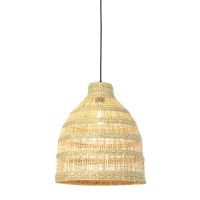 Sagar hanglamp Ø38x43 cm - zeegras/naturel