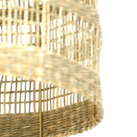Sagar hanglamp Ø38x43 cm - zeegras/naturel