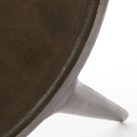 Light & Living Tobias salontafel set van 2 Ø64x39+Ø75x44 cm - donkerbruin - OUTLET B