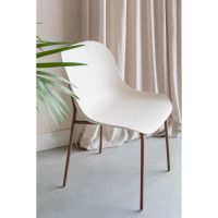 Puur Lou eetkamerstoel - wit
