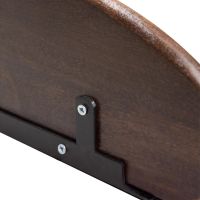 Layer wandplanken set van 2 - walnoot