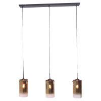 Jalama hanglamp glas goud 3L 100 cm van het woonmerk Vurna
