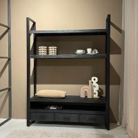 Livingfurn Norris tv-kast 150 cm - zwart