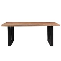 Sturdy U eettafel 160x90 cm - naturel