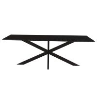 Livingfurn Oslo Spider eettafel 220 cm - zwart
