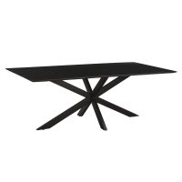 Livingfurn Oslo Spider eettafel 220 cm - zwart