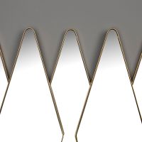 Dutchbone Kyoko spiegel - goud