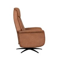Label51 Oslo elektrische fauteuil - cognac microsuède