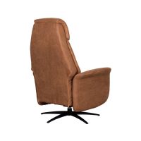 Label51 Oslo elektrische fauteuil - cognac microsuède