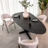 Rosie eetkamertafel 220x110 cm mangohout