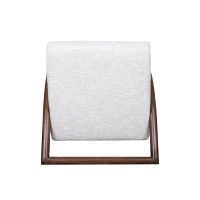 Viggo fauteuil bouclé - naturel/walnoot eiken