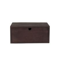 Label51 Hover zwevend nachtkastje - donkerbruin