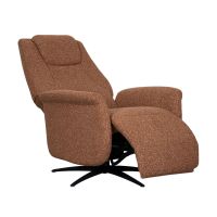 Label51 Stockholm elektrische fauteuil bouclé - koraal
