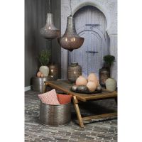 Light & Living Udupi tafellamp Ø31x45,5 cm - bruin goud