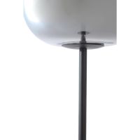 Julia vloerlamp - glas smoke zwart