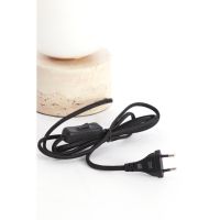 Light & Living Rylano tafellamp ø12x47 cm glas melk - zand+antiek brons