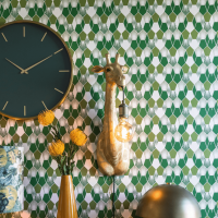 Giraffe wandlamp 61 cm goud van het woonmerk Light & Living