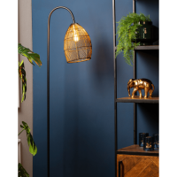 Meya vloerlamp 34x30,5x172 cm zwart/goud van het woonmerk Light&Living