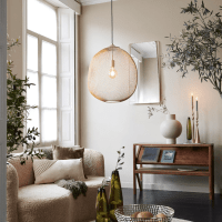 Moroc hanglamp Ø40x45 cm metaal goud van het woonmerk Light&Living