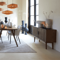 Bitika kast 100x40x80 cm donker bruin van het woonmerk Light&Living