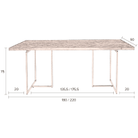 Tafel Class 180x90 cm