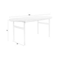 Ivar eettafel - zwart