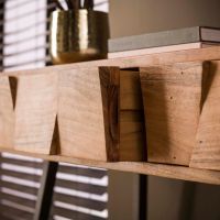 Angel kaptafel acacia hout naturel van het woonmerk Fraaai