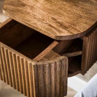 Sedona zwevend nachtkastje massief mango - zand