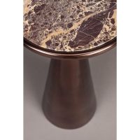 Dutchbone Mount bijzettafel S - bruin/zwart