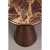 Dutchbone Mount bijzettafel M - bruin/zwart