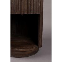 Dutchbone Marlow bijzettafel/nachtkastje - donkerbruin