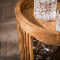 Fraaai Sedona wijntrolley - mangohout