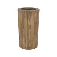 Fraaai Sedona paraplubak dicht massief mangohout - zand