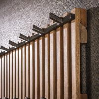 Fraaai Odila kapstok 13 haken - mangohout