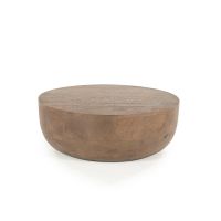 By-Boo Karibu salontafel rond - bruin