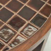 By-Boo TiledUp salontafel hout/keramiek - donkerbruin